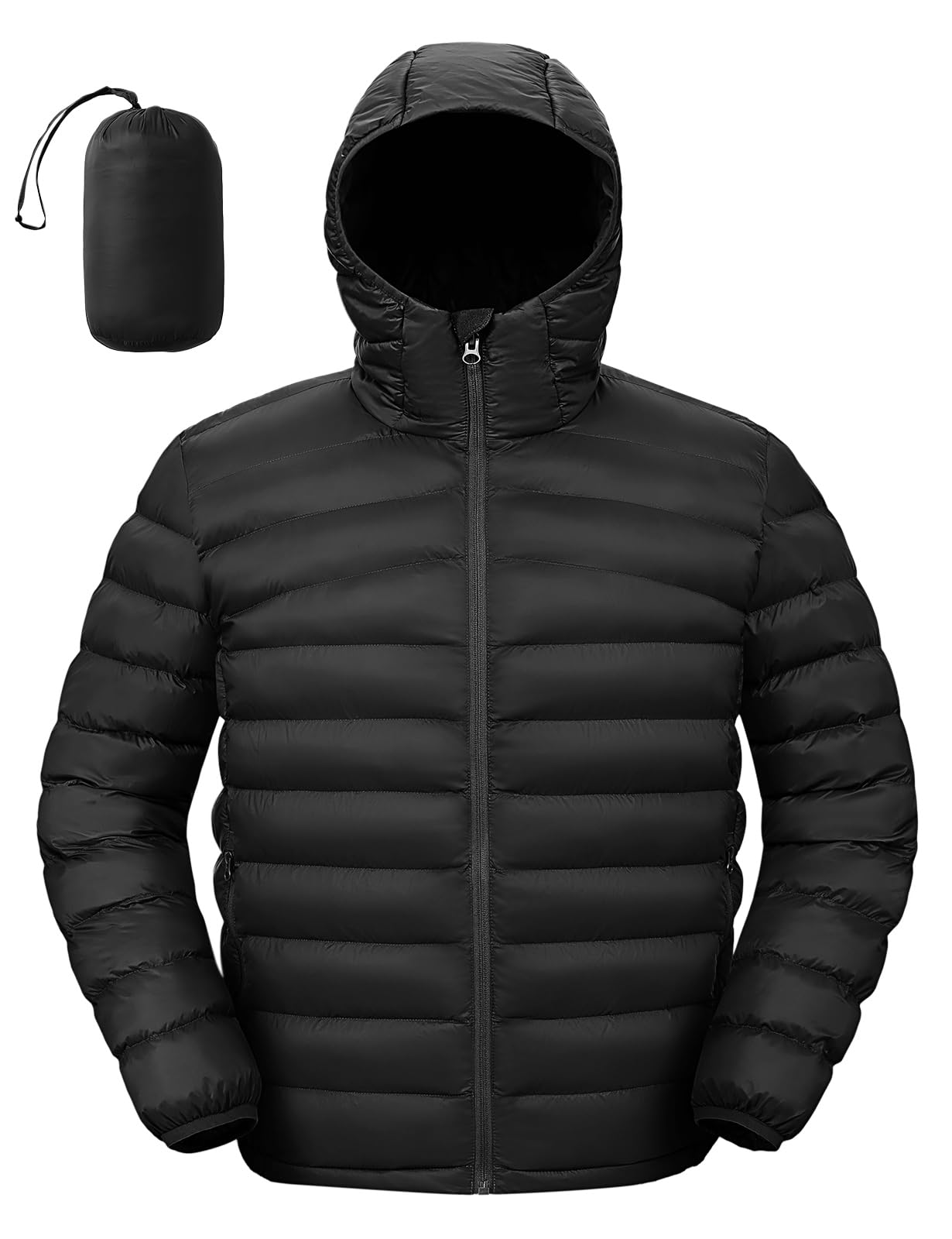 TBMPOY Lightweight Packable Puffer Jackets Hooded Winter Coat Insulated Warm Wat