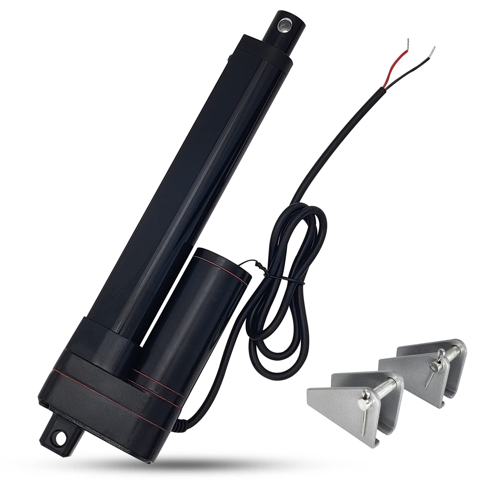 JQDML 12V Heavy Duty Linear Actuator 6 Inch Stroke 660 lbs IP65 Waterproof | 0.2