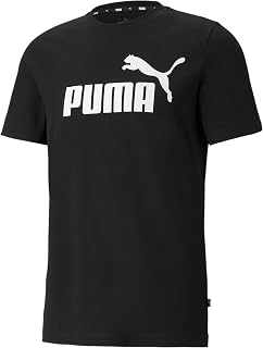 PUMA ESS Logo Tee Men's T-Shirt, XL, Black
