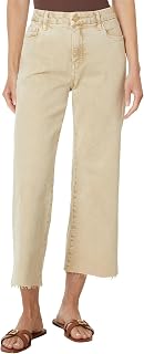 KUT from the Kloth Women's Petite Meg High Rise Fab Ab Wide Leg Raw Hem Jeans