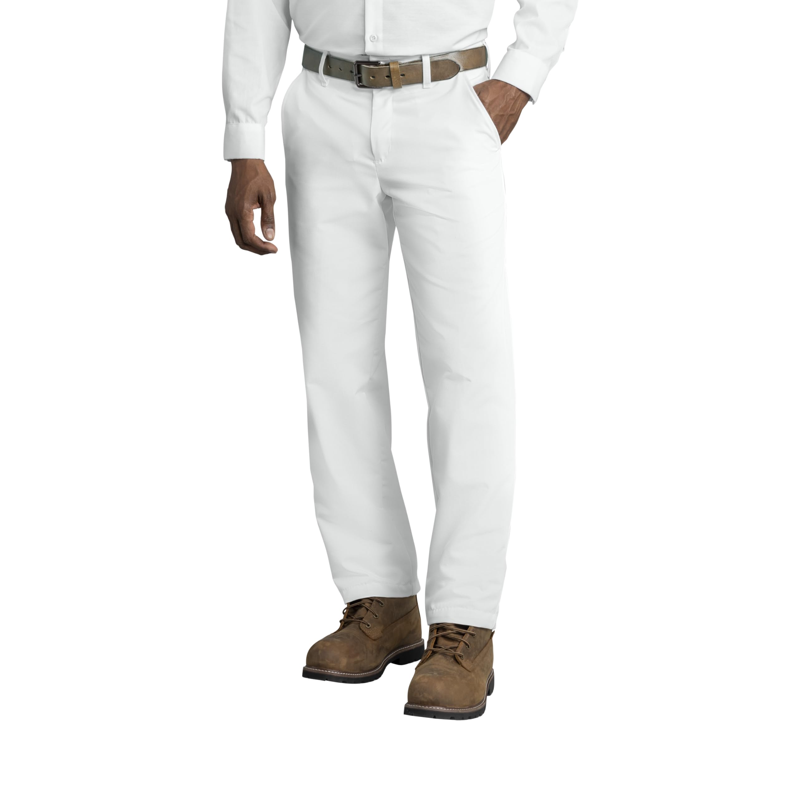 Red Kap Men's Stain Resistant, Flat Front Work Pants Utility