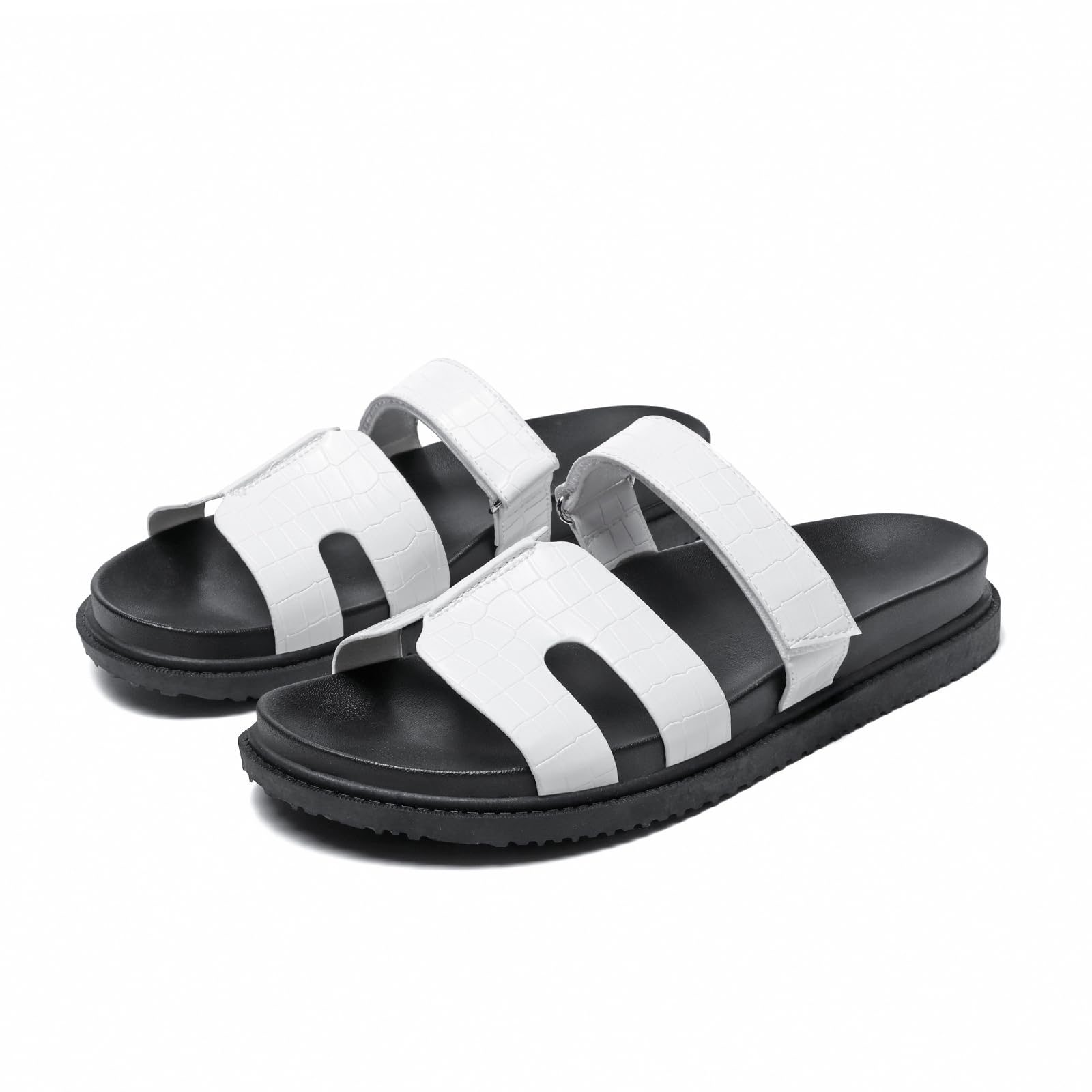 JSWEI Women's Slide Sandals Women's Slippers Shoes Non-Slip Comfortable and Adju