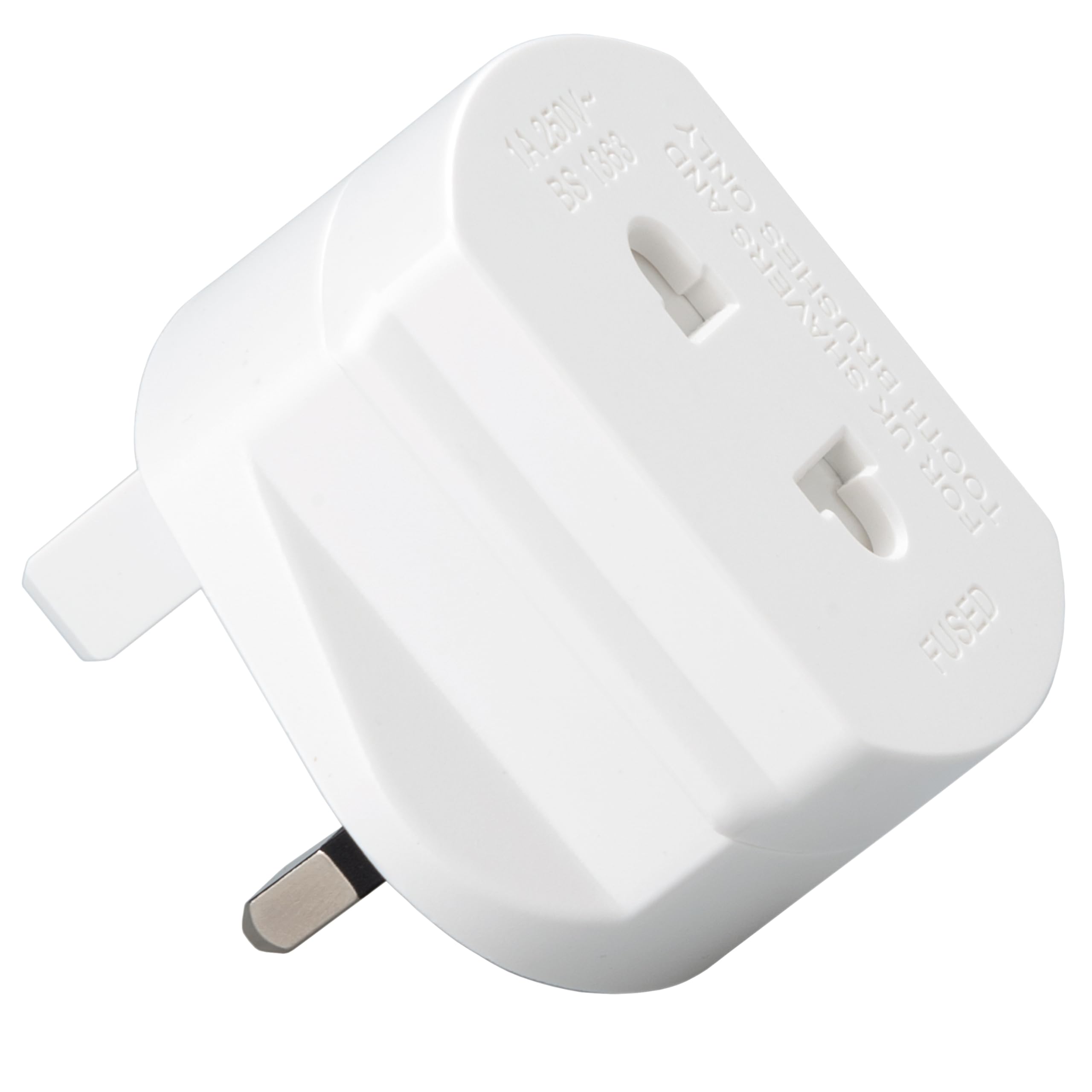 Toothbrush Adaptor Plug UK Charger Adapter Shaver Socket 2 Pin to 3 Pin Electric