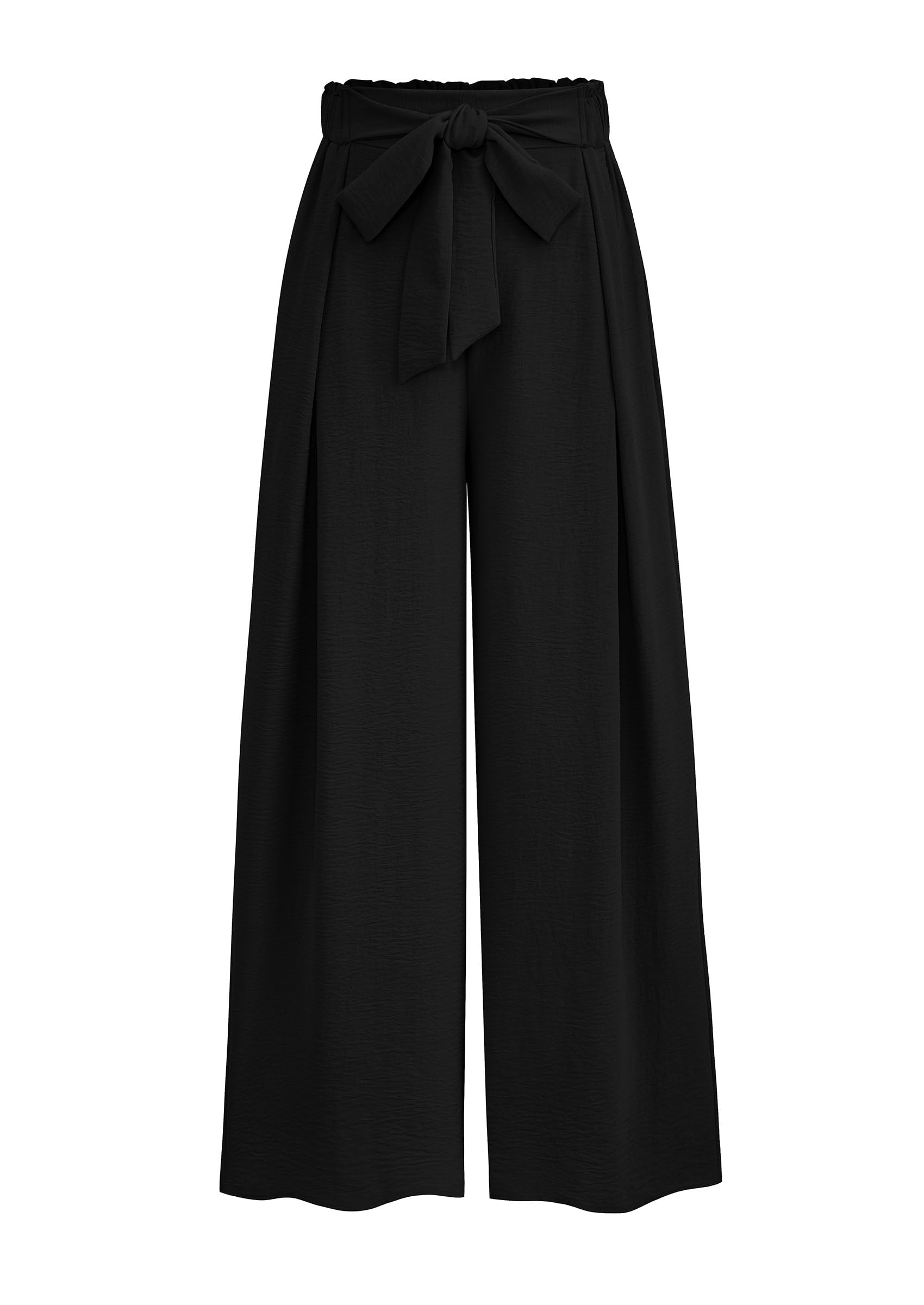 PRETTYGARDEN Women Work Trousers Wide Leg Casual High Waist Palazzo Pants Loose 
