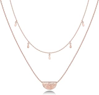 PAVOI Gold Layered Necklaces for Women, 14K Plated Dainty Pendant Stack