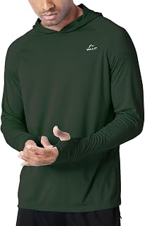 Willit Sun Protection Shirts Men UPF 50+ Long Sleeve Sun Protection Sun Protection UPF UV Sun Protection Lightweight Athletic Running