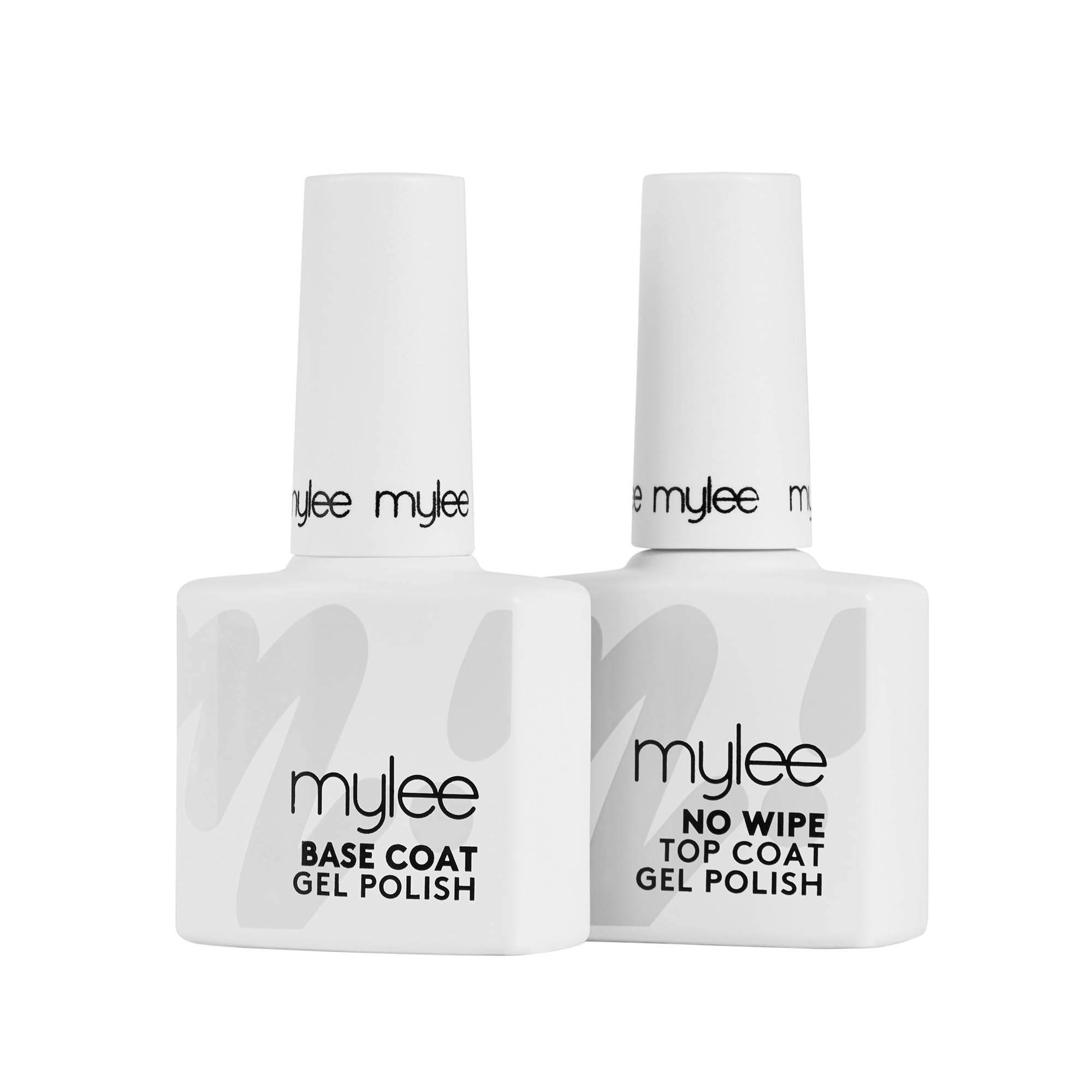 Mylee Nail Gel Polish No-Wipe Top & Base 2x10ml | UV/LED Soak-Off Nail Art Manic