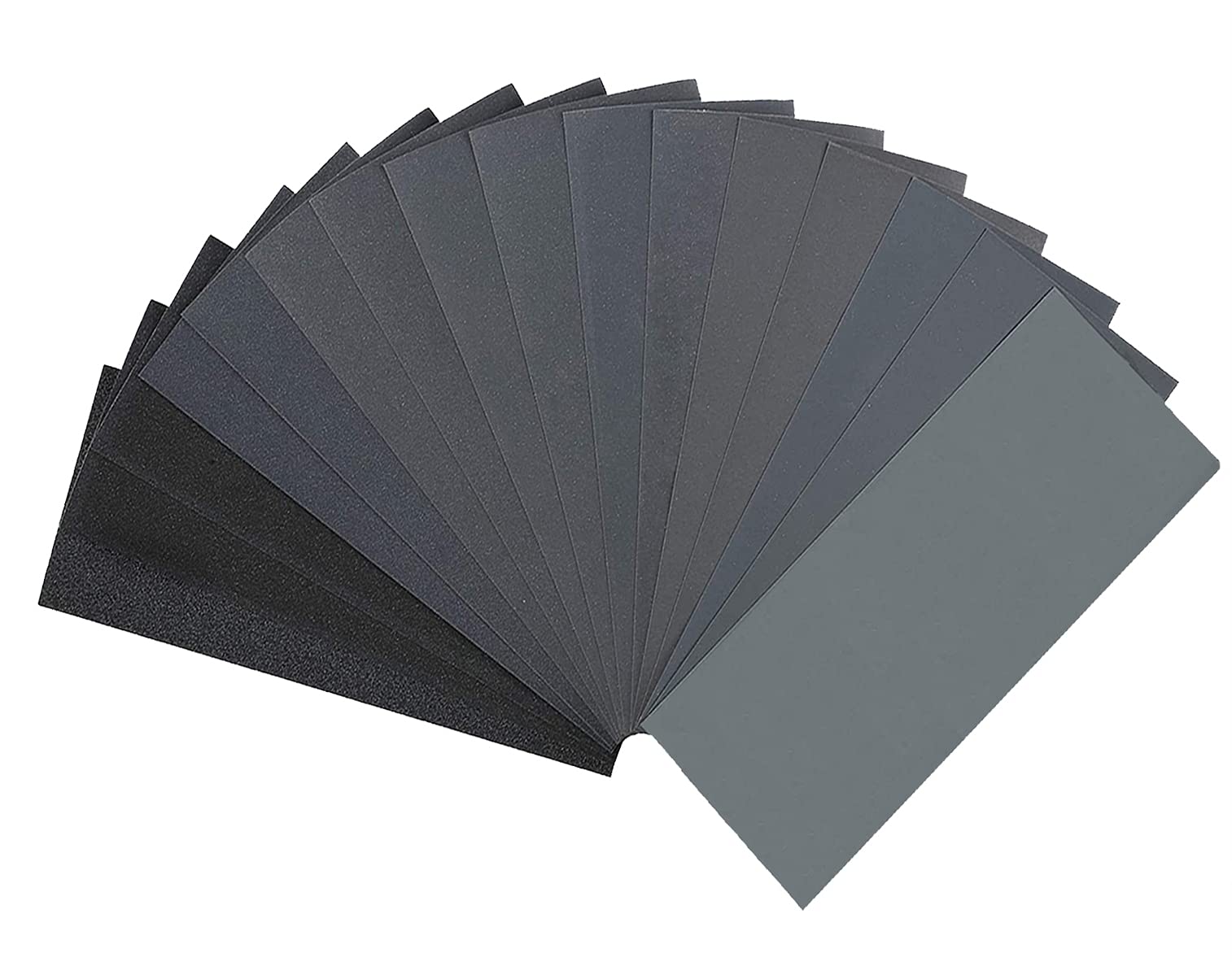 Wet Dry Sandpaper, Waterproof 120/240/400/600/800/1500/2000/3000 Sand Paper Shee