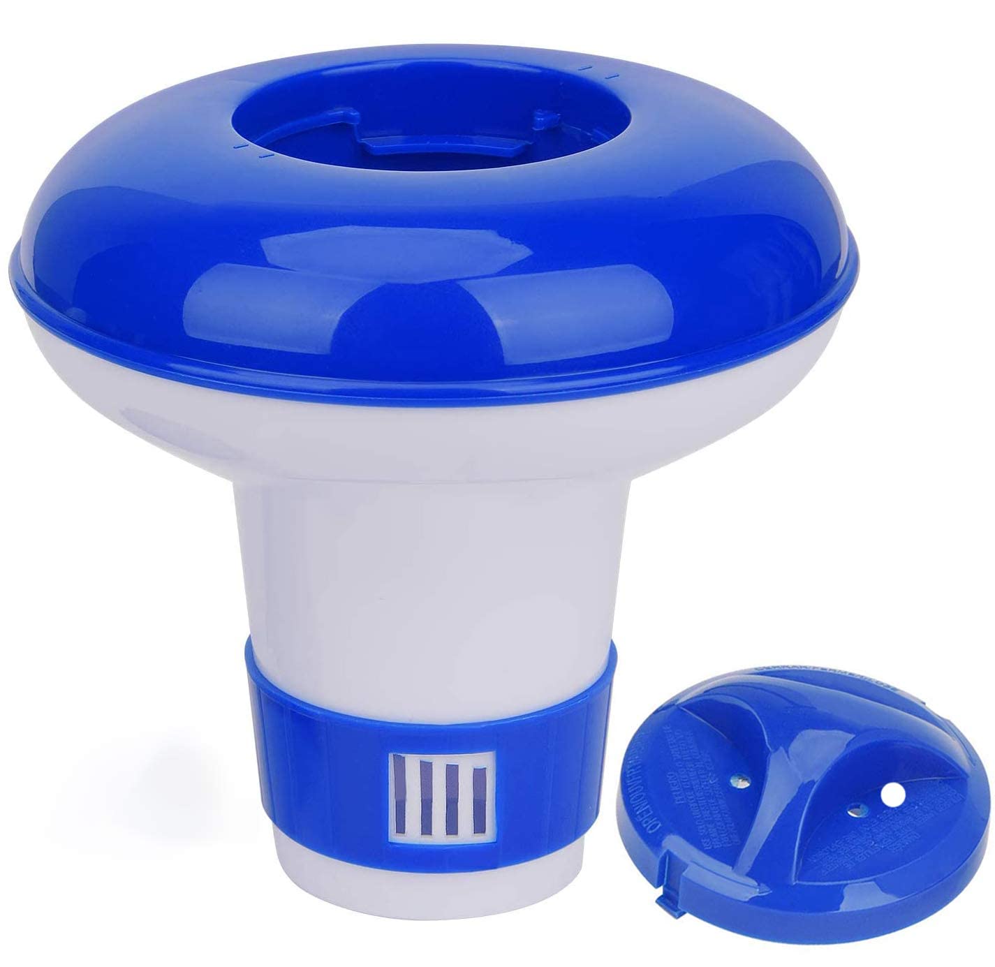 Floating Mini Spa Chemical Dispenser, Chlorine/Bromine Tablet Floater for 1 Inch