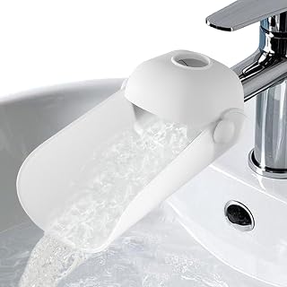 KOMIDK Faucet Extender for Bathroom Sink Faucet Extender | for toddlers Bathroom Sink Kitchen Bathtub (Grey)