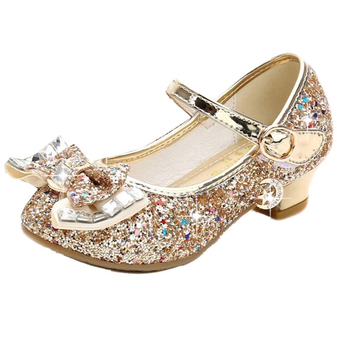 Chaussure Princesse Fille Talon Enfant Fille Princesse Cosplay Chaussures Paille