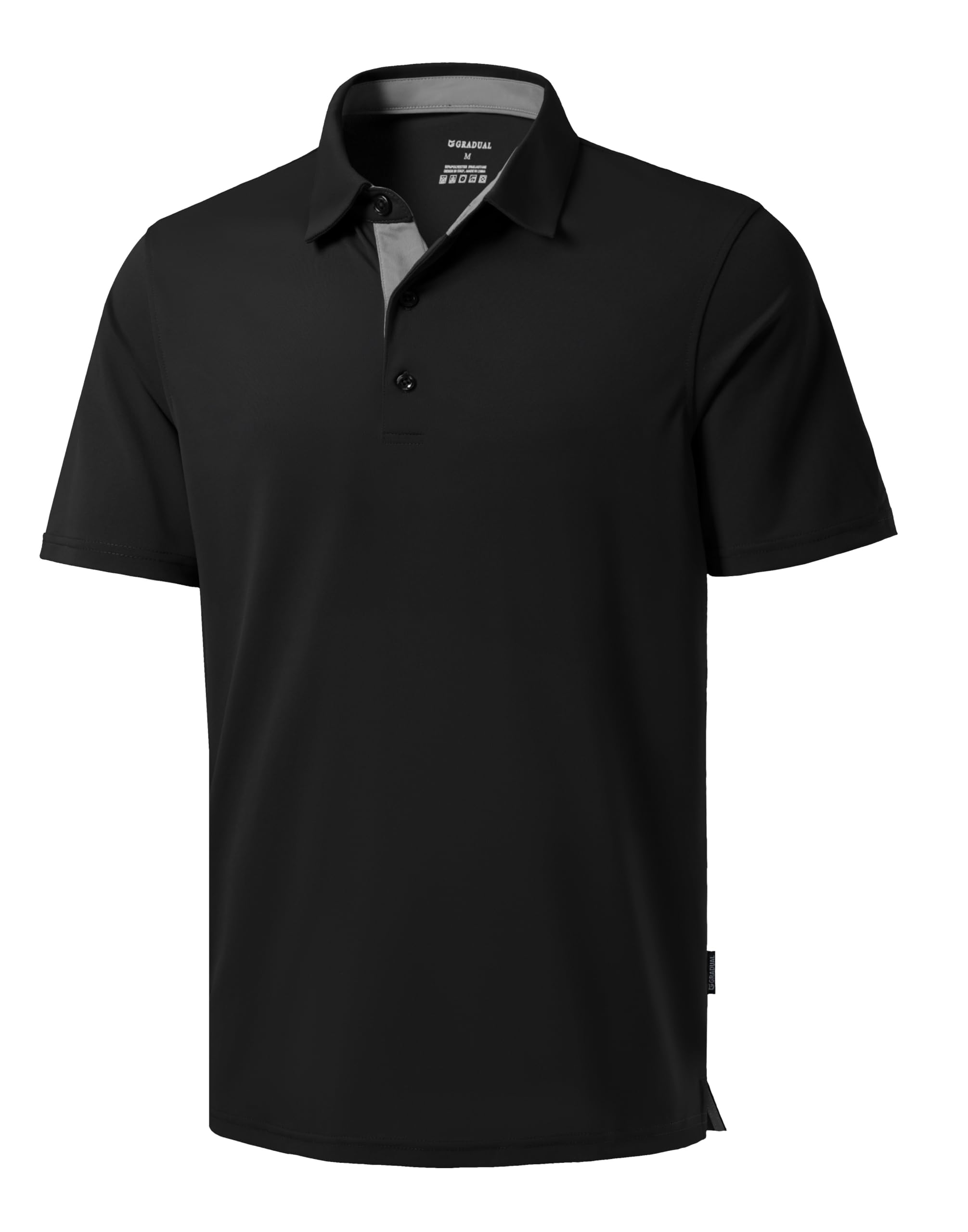 Men's Golf Polo Shirts Dry Fit Moisture Wicking Performance Short Sleeve | Regul
