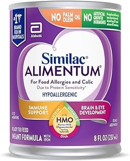 Similac Alimentum with 24 pack - 8 oz. cans HMO, Hypoallergenic Ready-to-Feed Baby Formula