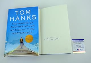 Tom Hanks Signed The Making Of Another Major Motion Picture Book PSA COA | Masterpiece, Autographed, Hardcover, 1st Edition, PSA/DNA COA