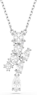 Swarovski Matrix Pendant, Mixed Cuts, Clear, Rhodium Finished