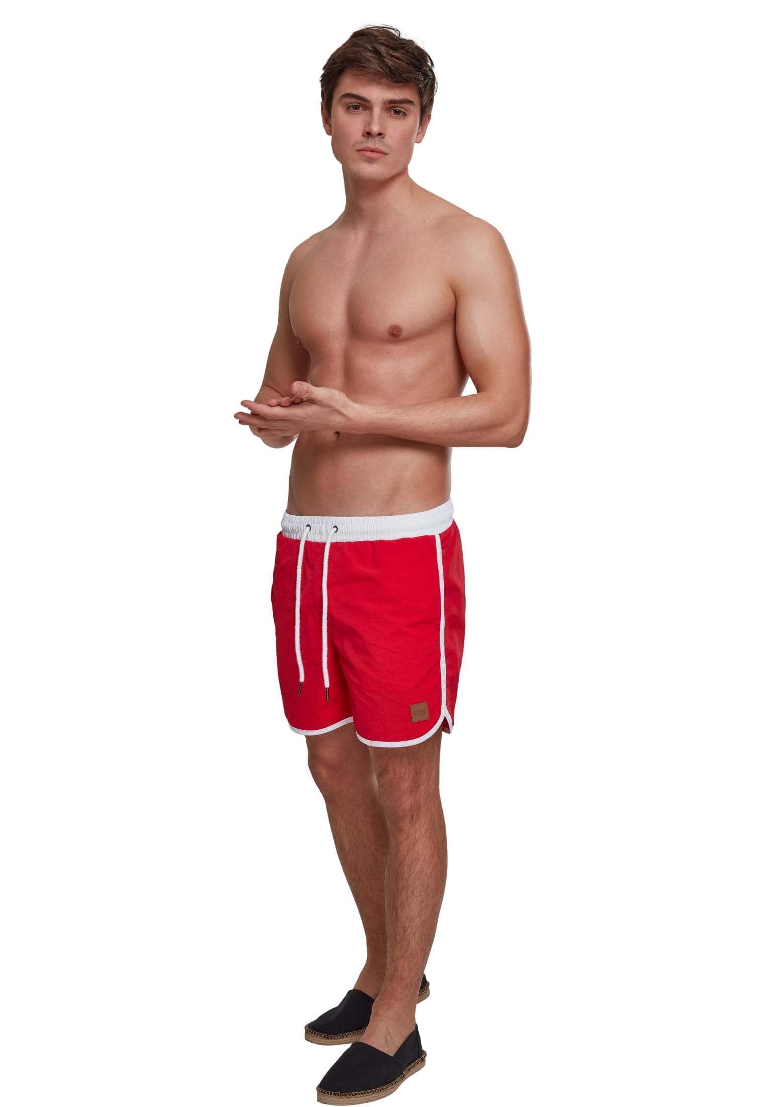 Urban Classics Men's Retro Swim Shorts Swim Trunks (Pack of 1)