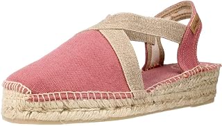 Toni Pons Verdi-V - Vegan Wedge Espadrille for Women Made of Cotton Fabric.