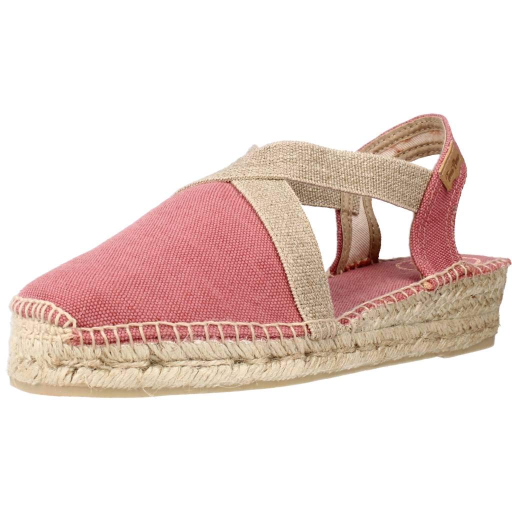 Toni Pons Verdi-V - Vegan Wedge Espadrille for Women Made of Cotton Fabric.
