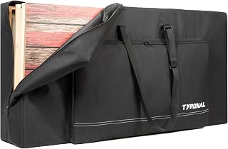 Cornhole Carrying Case Fits 4' x 2' Regulation Size Board, Cornhole Carrying Bag with Protective Padded Foam and One Large Pockets for Cornhole Outdoor Games, Only Bag.
