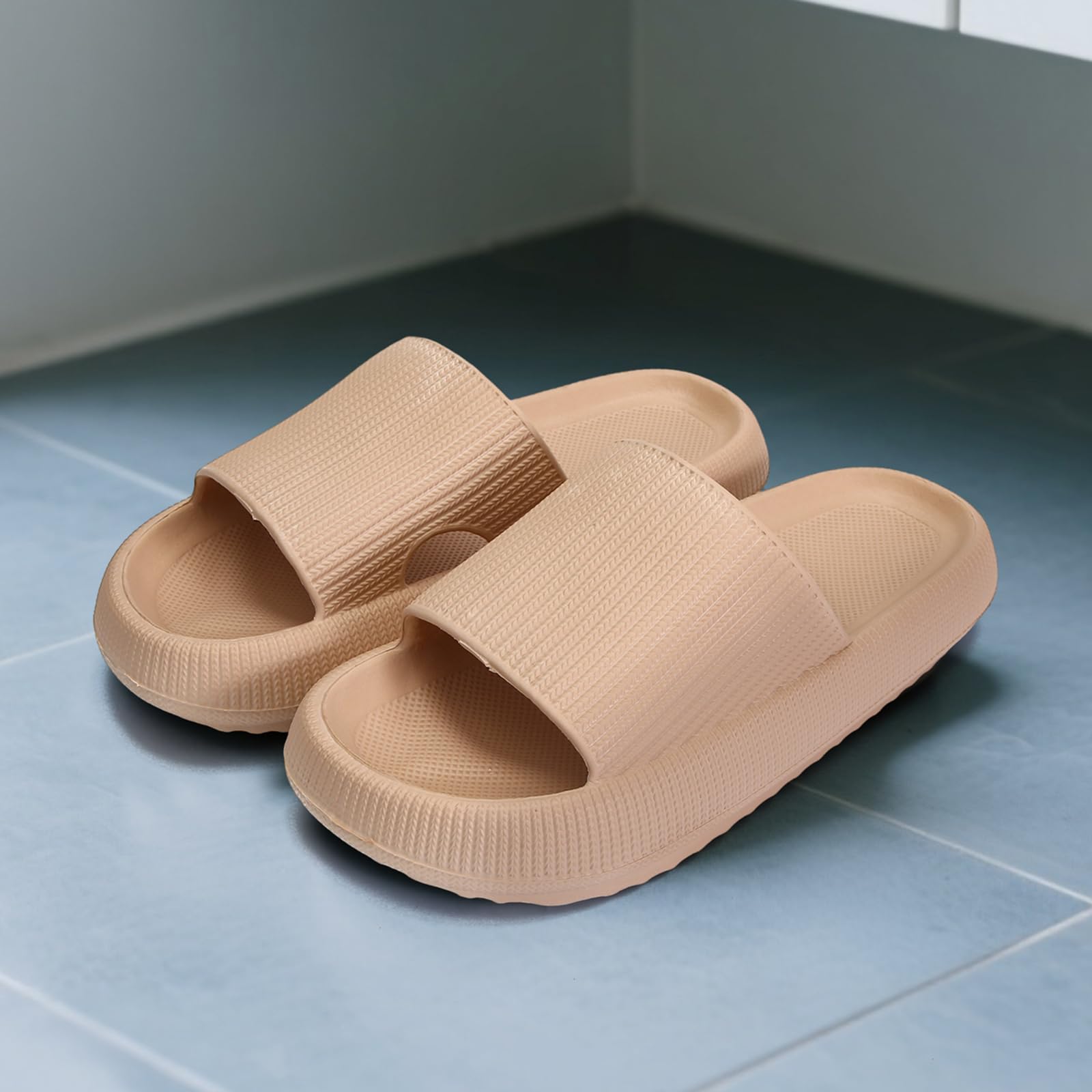 Cloud Slippers for Women Men Ultra Comfortable House Slippers Lightweight Shower