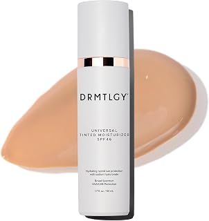 DRMTLGY Universal Tinted Moisturizer SPF 46, Dewy Tinted Sunscreen
