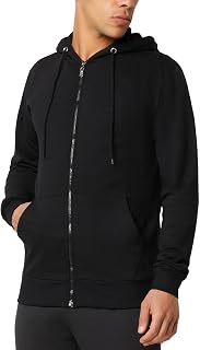FM London Hoodie with zip for men, hoodie with zip, ideal for leisure and sportswear