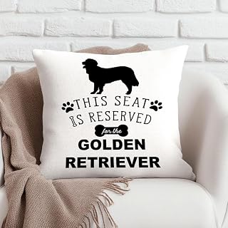 This sheet is for Golden Retriever Pillowcase 18x18, Golden Retriever Lovers, Dog Lovers, Mom, Dad, Home Bedroom Living Room Decorative Throw Pillow Cover