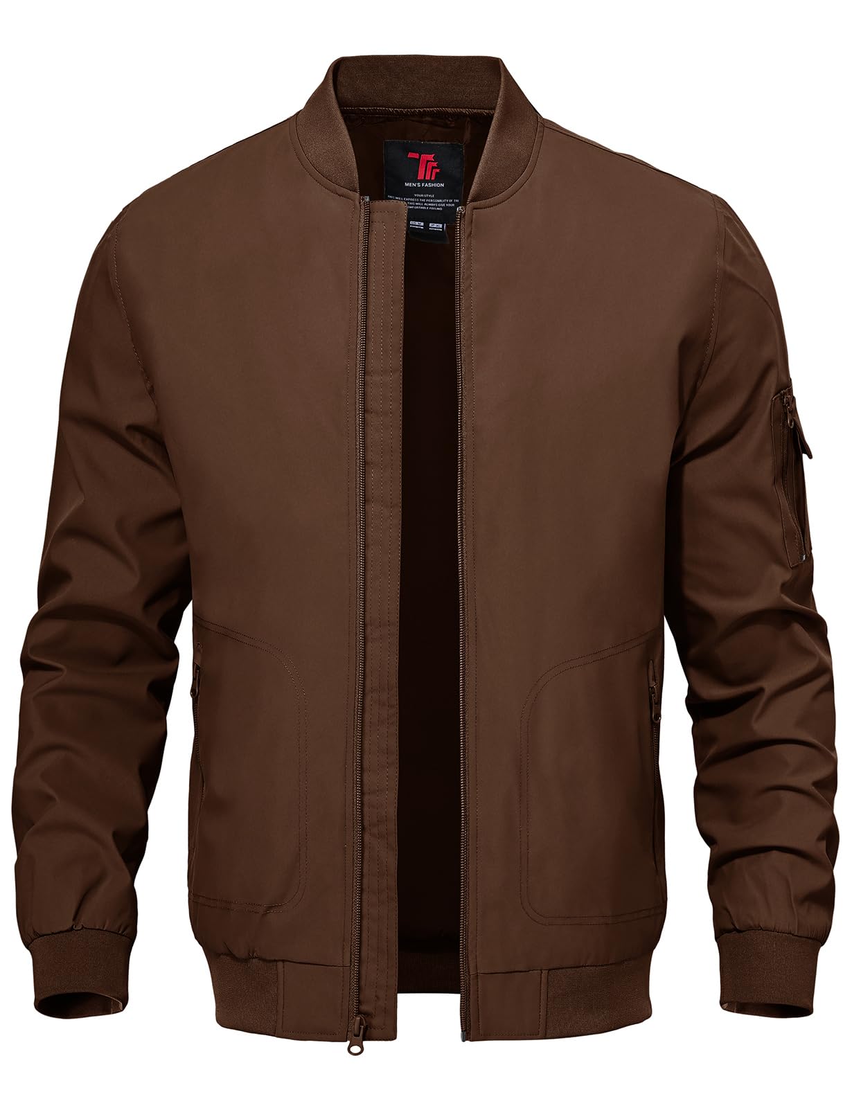 TBMPOY Men's Windproof Jacket Lightweight Windbreaker Windbreaker Outdoor Golf C