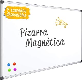 Magnetic Whiteboard, White Board for Wall, Aluminium Frame Marker Board, Magnetic Whiteboard for School, Work or Personal Use, Smooth and Bright Surface – Ofituria (45 x 30 cm)