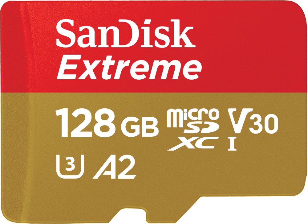 SANDISK Extreme microSD Card + Adapter 128GB, Up to 190 MB/s Read Speeds | UHS-I