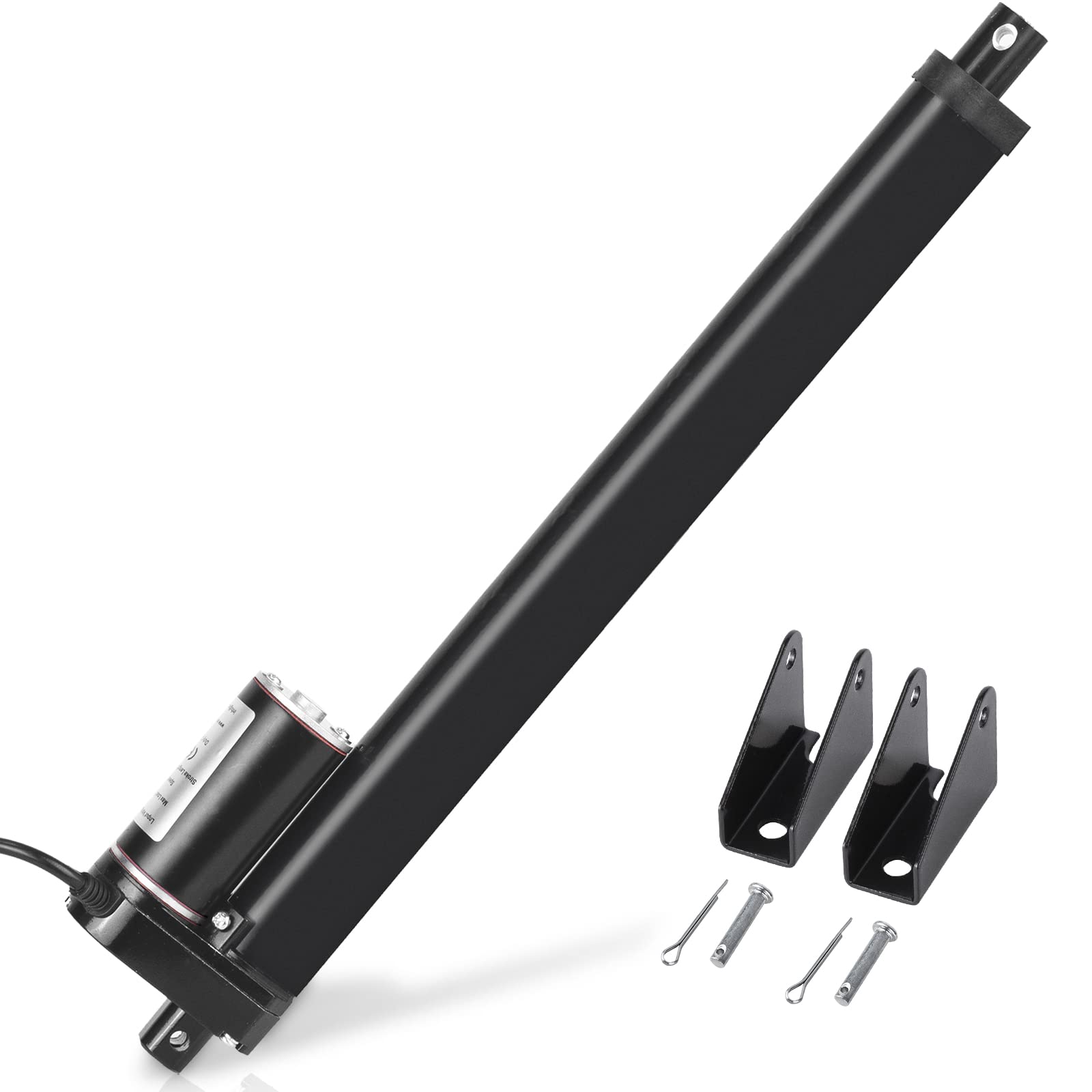 DC HOUSE 12 Inch 12" High Speed 14mm/s Linear Actuator Motor 1000N DC12V with Mo