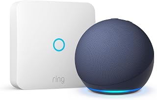Ring Amazon Intercom + Echo Dot (5th Generation, 2022 Model) Navy | Upgrade for Intercoms, Two-Way Communication (Compatible Intercom Required)