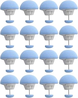 16 Pieces of Practical and Safe Cotton Duvet Cover Clips - Blue Version - Prevent Wrinkles