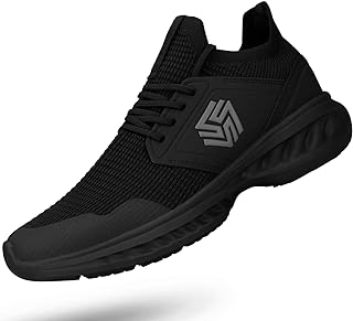 Giniros Men's Walking Shoes Non Slip Breathable Breathable Lightweight Gym Shoes