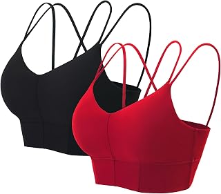 MotoRun Bralettes for Women, Strappy Sports Bra Push up Bralette Sexy Bras Rave Top