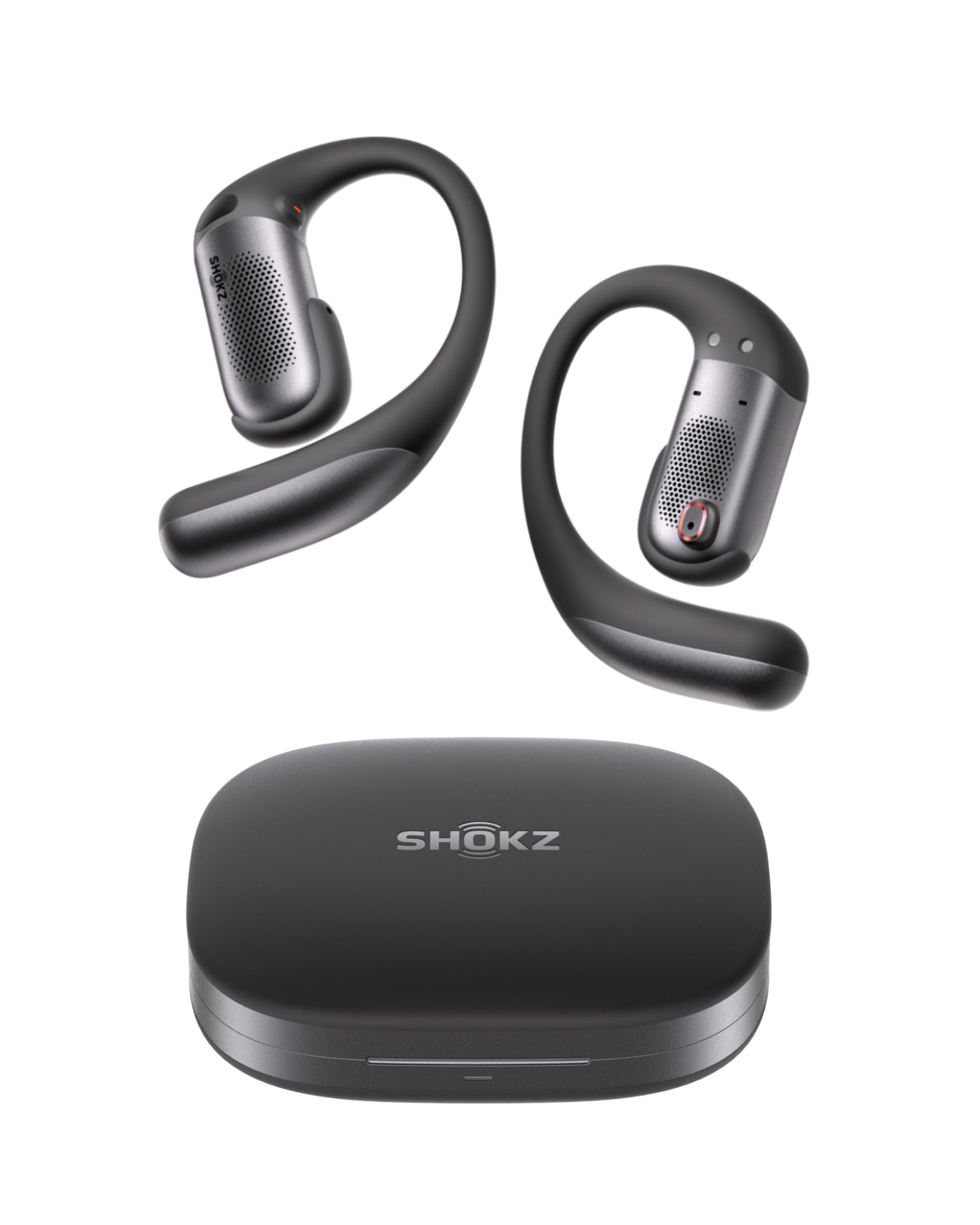 SHOKZ OpenFit Pro Open-Ear Earbuds with Noise Reduction, Dolby Atmos, Black | Su