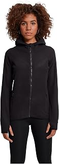 Urban Classics Damen Polar Fleece Zip Hoody – Regular Fit Kapuzenjacke im warmen Fleece Style mit Reißverschluss für Freizeit, Alltag & Streetwear