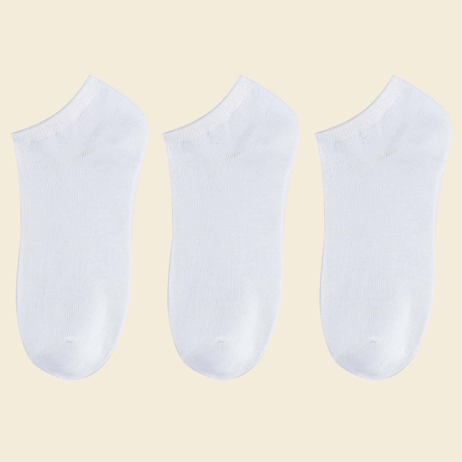 3 Pairs Men's Sports Socks Cotton Non-Slip Breathable Socks for Daily Wear and S