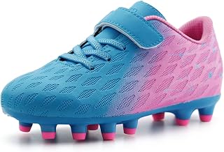 JABASIC Kids’ Firm Ground Sporty Football Boots, for Boys and Girls