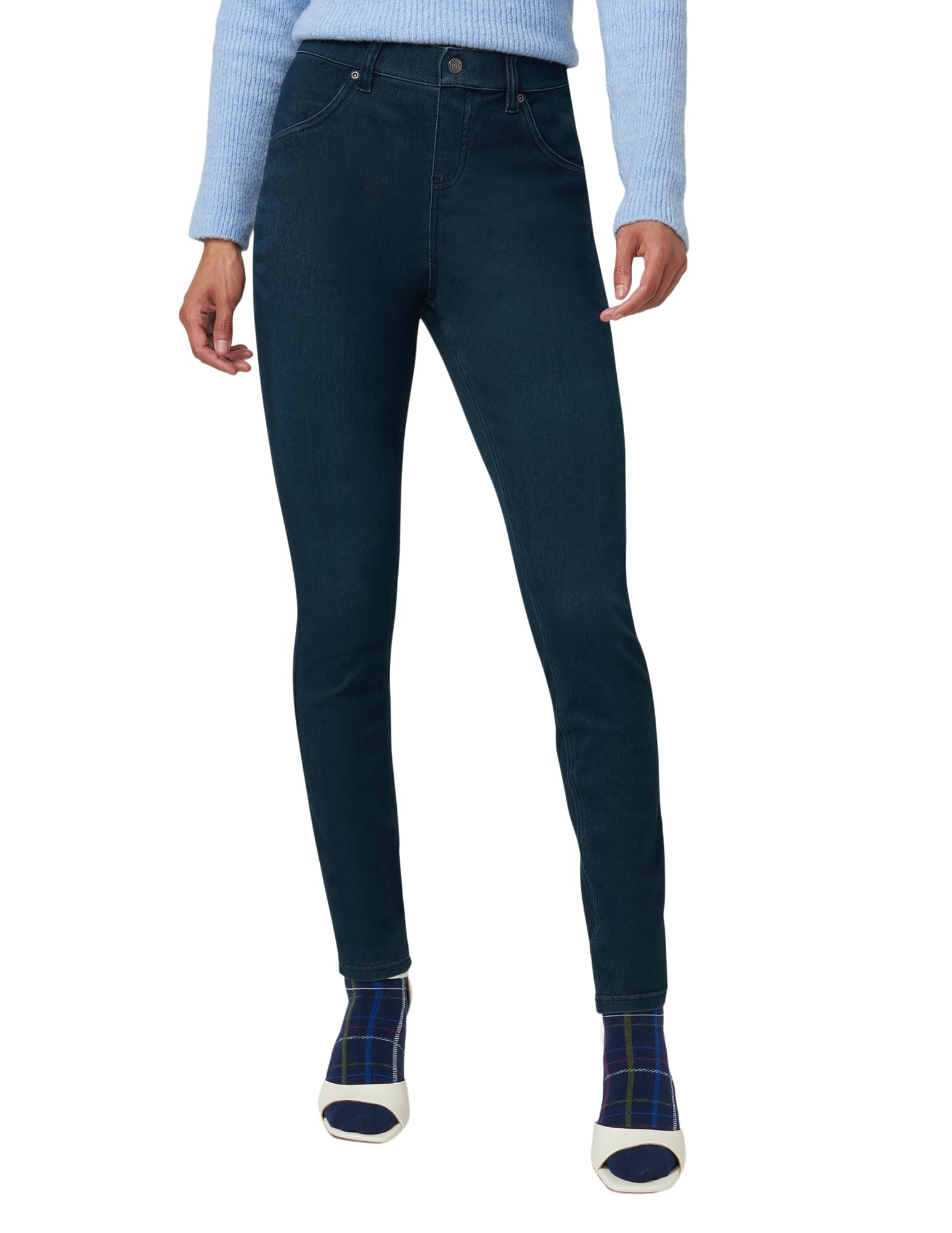 HUE Women's High Waist Ultra Soft Hosiery Denim Leggings