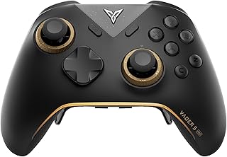 FLYDIGI Vader 5 Pro PC Controller, 3ms Low Latency, FORCEFLEX Joysticks | FORCESWITCH Triggers, 8 Remappable Buttons, Triggers & Grips 4-Motor Vibration, 1000mAh Battery, 3 Connection Methods