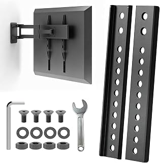 Vertical VESA Extender Plate Bracket Kit, TV Mount Extender, 2 Pack | For low VESA pattern TVs, extends VESA mounting range by 6.5", fits ceiling & wall mounts, heavy duty steel, 100 lbs capacity