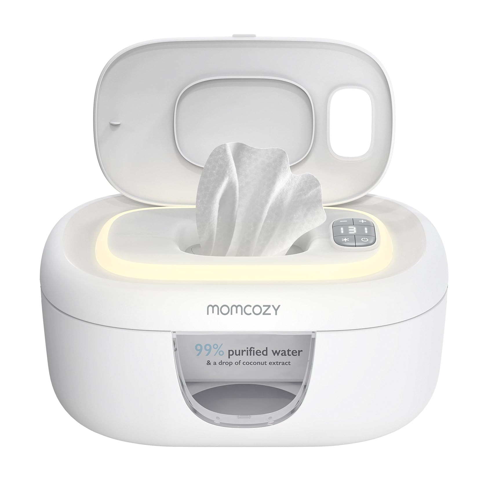 Momcozy Baby Wipe Warmer, Innovative Spring Design,Large Capacity Dispenser | Wi