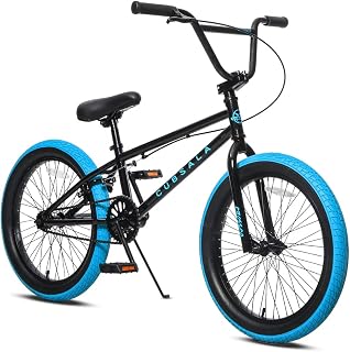 cubsala Crossea 18 20 Inch Kids Freestyle BMX Bike for 5-13 Years Old | High Tensile Steel Frame, Optional Pegs Rod Rotator, Single/Dual U-brakes, Suitable for Beginner Level Rider