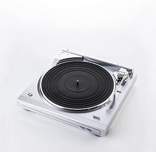 Denon DP29FE2 Record Player for Vinyl Records, Vinyl Turntable , MP3 & WAV, 33/45 RPM, Built-in Phono Equalizer, Including Removable Dust Cover & MM Cartridge, MC Compatible, Silver (Renewed)