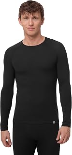DANISH ENDURANCE Men's Merino Wool Long Sleeve Shirt, Half Zip, Thermal Underwear, Breathable, Antibacterial, Odor Resistant