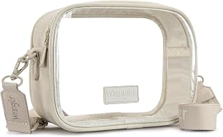 Montana West X Wrangler Sac à main transparent pour événements de stade Sac à main à bandoulière pour concerts et sports