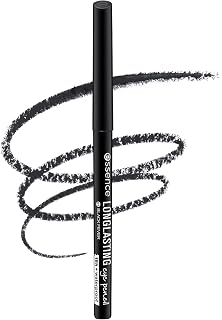 essence LONG-LASTING eye pencil crayon yeux longue tenue, black, longlasting, defining (0.28g)