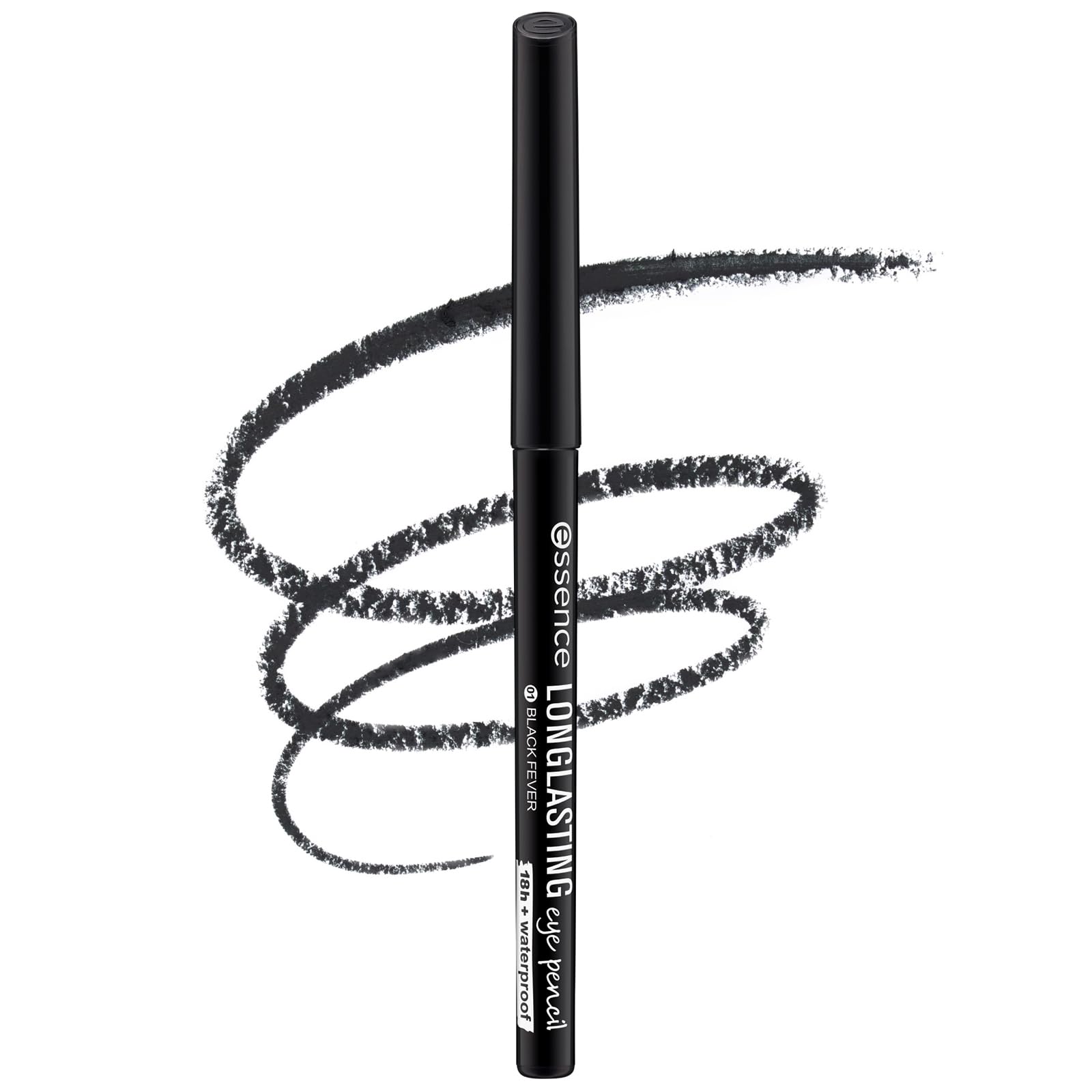 essence LONG-LASTING eye pencil crayon yeux longue tenue, black, longlasting, de