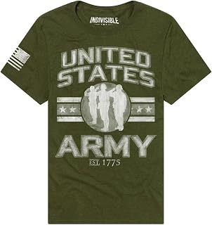 Indivisible U.S. Army United States Army Men's Ring-Spun T-Shirt